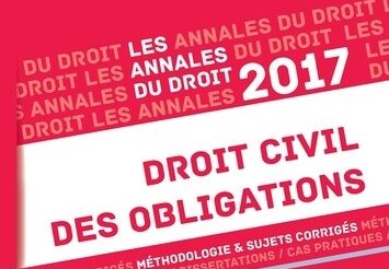 Annales du droit des obligations 2017