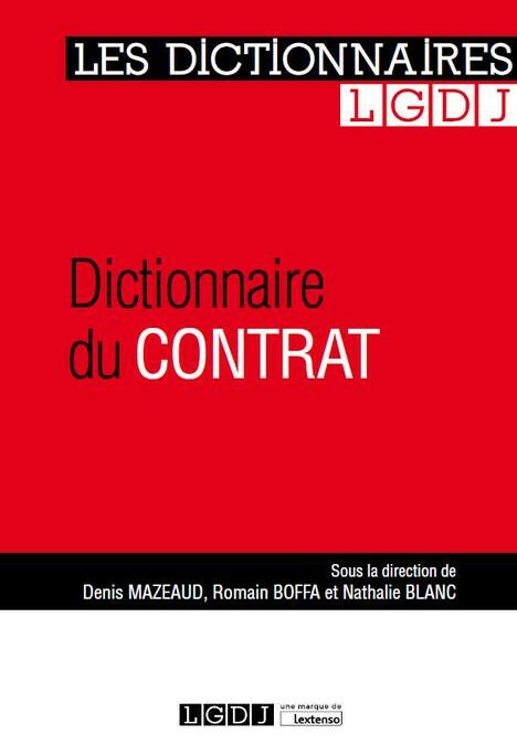 Dictionnaire du contrat